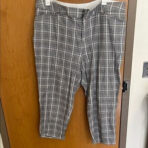 Gray Plaid Pants
